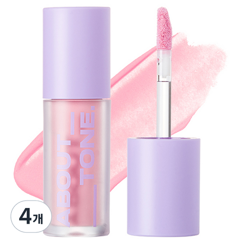 어바웃톤 플러피 에어 블러셔 4g, 02 쿨썸머핑크, 4개