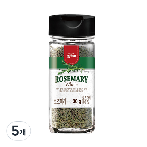 브레드가든 잡내제거 로즈마리, 30g, 5개
