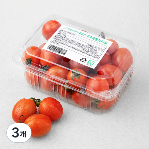 GAP 대추방울토마토, 750g, 3개