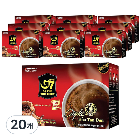 G7 블랙커피, 30g, 15개입, 20개