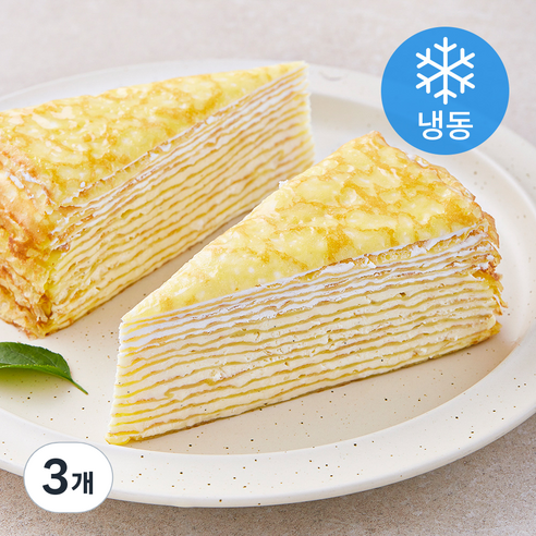데르뜨 커스터드 크레이프 2개입 (냉동), 180g, 3개