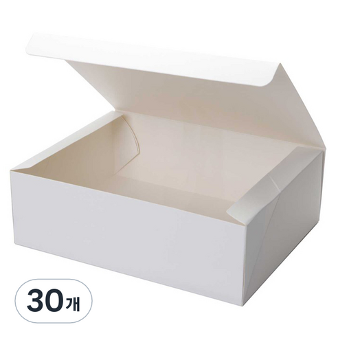무지 선물상자 5호 27 x 21 x 8.5 cm, 화이트, 30개