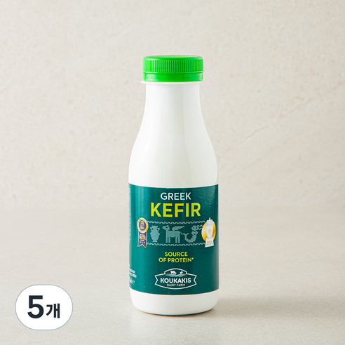 코우카키스 그릭 케피르, 5개, 1개입, 330ml