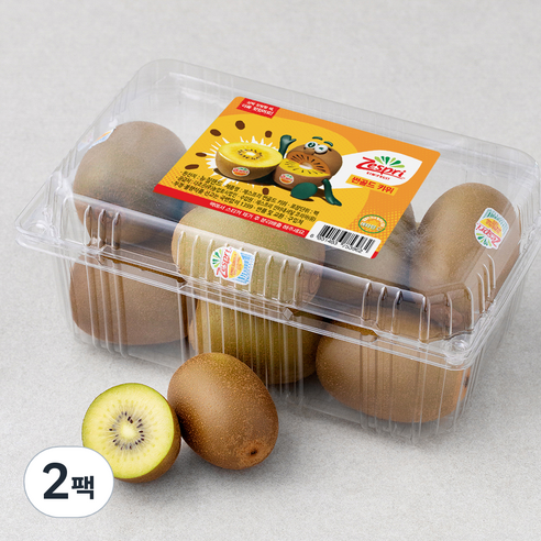 제스프리 썬골드 키위, 1kg(M, 9~11입), 2팩