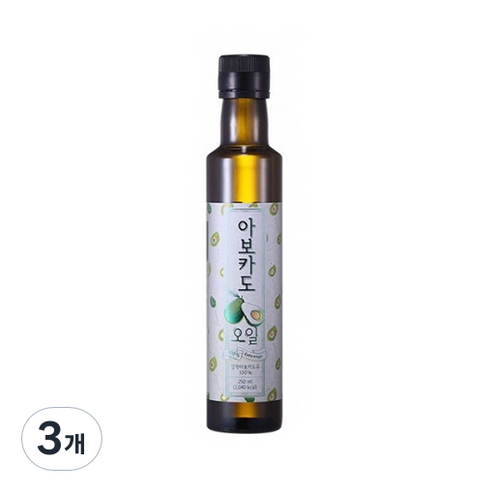 홀푸드스토리 아보카도 오일 엑스트라버진, 3개, 250ml