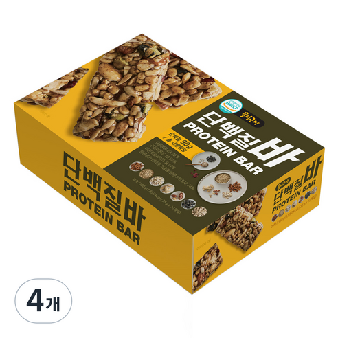 꿀이구마 견과 듬뿍 단백질바 10p, 350g, 4개
