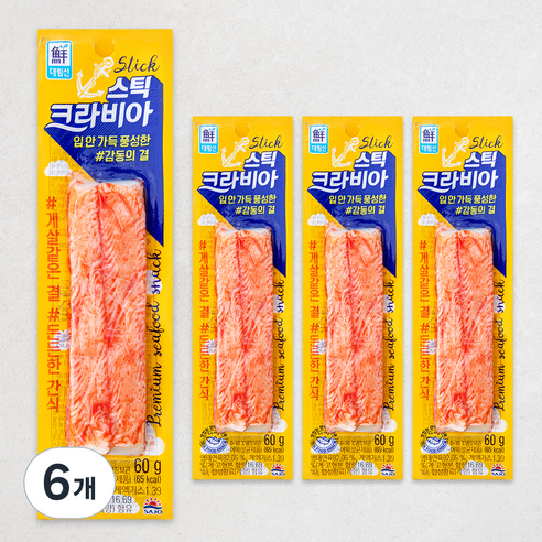 대림선 크라비아스틱 4입, 240g, 6개