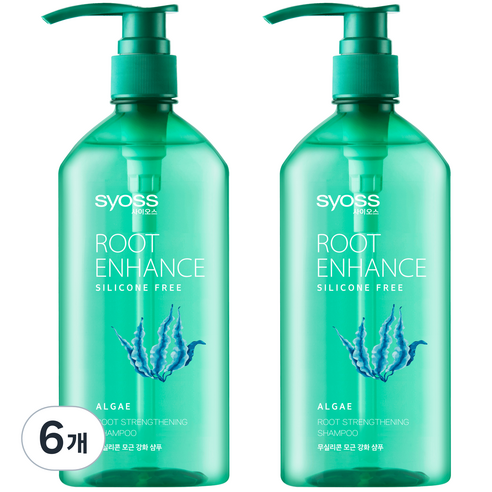 사이오스 루트 인핸스 샴푸 깨끗한 향, 680ml, 6개
