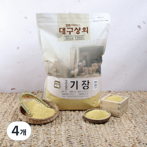 대구상회 고소한 기장, 4kg, 4개