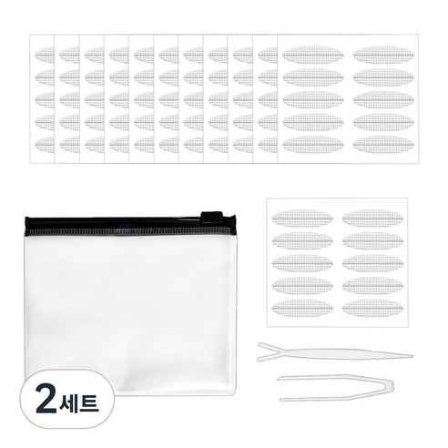 다크니스 누드 아이업 쌍꺼풀테이프 B 240p 세트, 2세트, 혼합색상