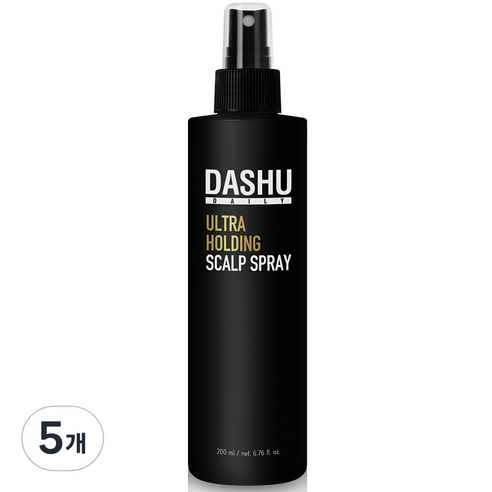 다슈 울트라 홀딩 스칼프 탈모증상완화 헤어스프레이, 200ml, 5개