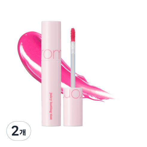 롬앤 쥬시 래스팅 틴트, 26호 베리 베리 핑크, 5.5g, 2개