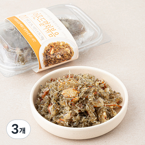 정성식품 아몬드멸치볶음, 90g, 3개
