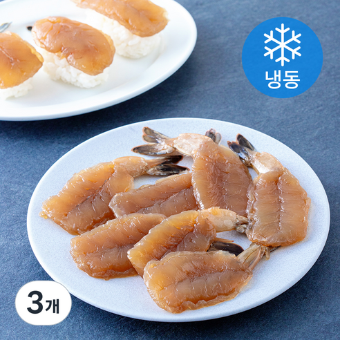 바른씨 초밥용 간장새우 10개입 (냉동), 3개, 160g