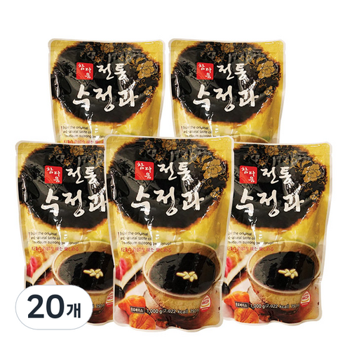 참다음 전통수정과, 790ml, 20개