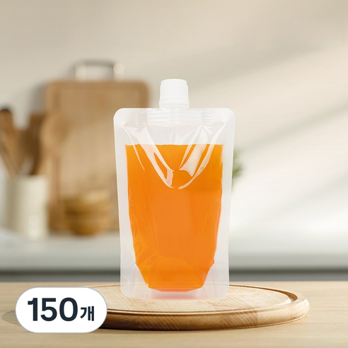 더백퍼센트 투명 스파우트 파우치 200ml, 15mm, 50개입, 3세트