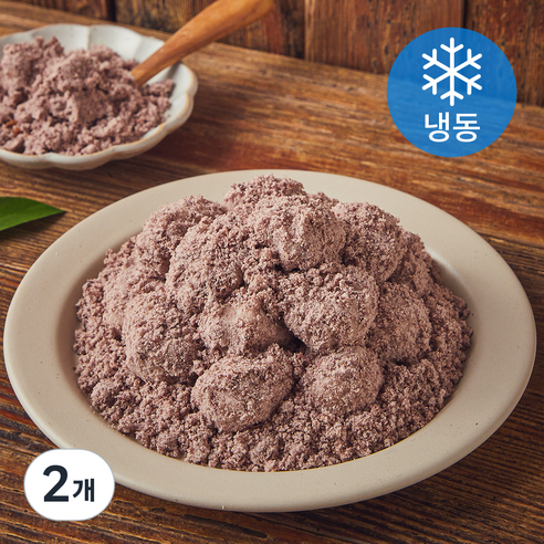 미담라이스 떠먹는 팥 인절미 (냉동), 350g, 2개