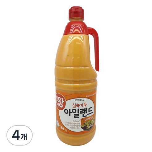 식자재왕 실속가득 아일랜드 드레싱소스, 1.85kg, 4개