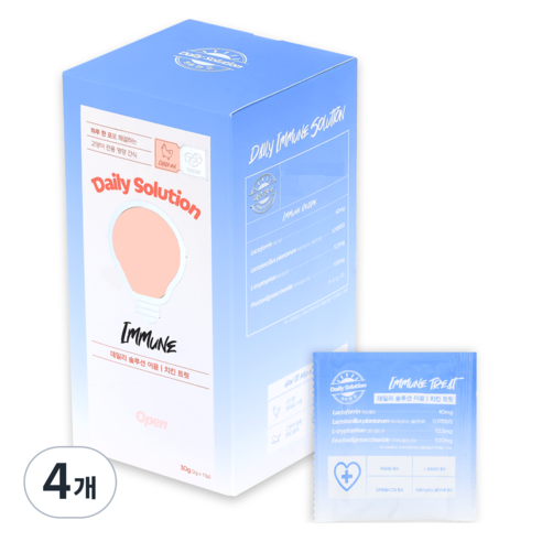 닥터펠리스 고양이 데일리 솔루션 트릿 이뮨 영양제 30g 15p, 4개, 면역력 강화, 치킨