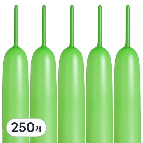 셈퍼텍스 요술풍선 260s, 라임그린, 250개