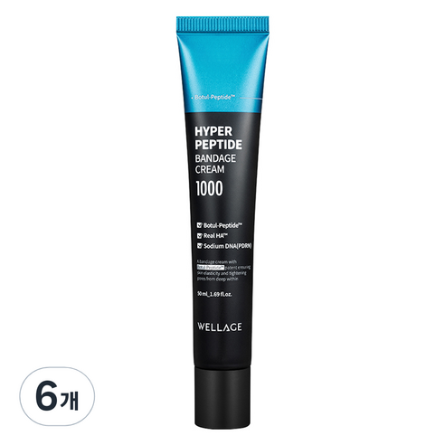 웰라쥬 하이퍼 펩타이드 밴디지 크림, 50ml, 6개