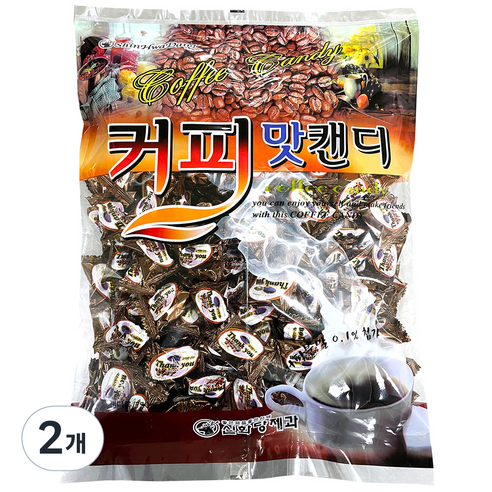 신화당 커피맛 캔디, 750g, 2개