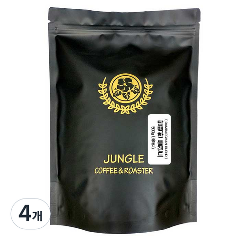 담백한 블랜드 홀빈, 홀빈(분쇄안함), 500g, 4개