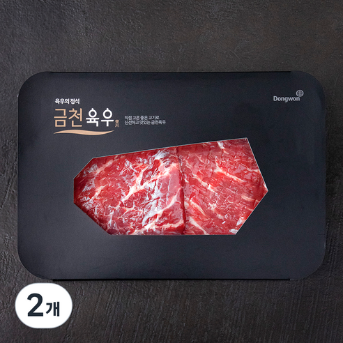 동원 금천 국내산 소고기 산적용 (냉장), 300g, 2개