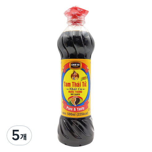 친수 낫카소이 베트남 간장, 5개, 500ml
