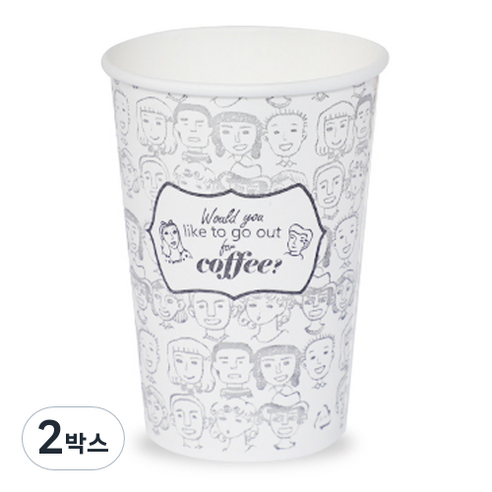 더빈썸 피플 테이크아웃종이컵 380ml, 300개입, 2세트