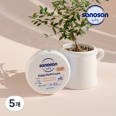 사노산 2.0 베이비 내피 래쉬 크림, 5개, 150ml