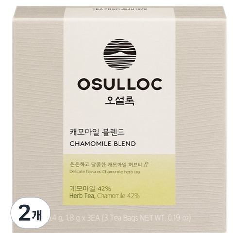 오설록 캐모마일 블렌드, 1.8g, 3개입, 2개