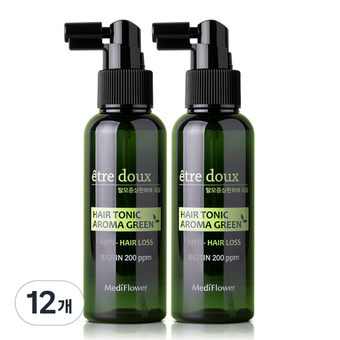 메디플라워 에트투스 아로마 그린 헤어토닉, 100ml, 12개
