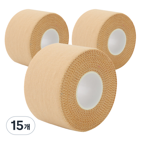 크리다 KRIDA C-tape 스포츠 테이프 살구 3.8cm x 9.1m, 15개, 1개입