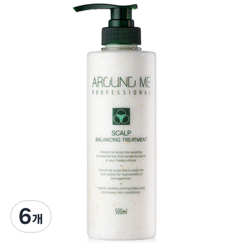 어라운드미 밸런싱 트리트먼트 스칼프, 500ml, 6개