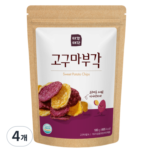 티각태각 고구마부각, 100g, 4개