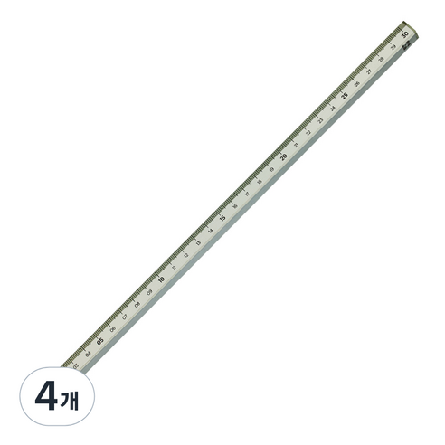 롭다 아크릴스틱자 30cm, Sage Green, 4개