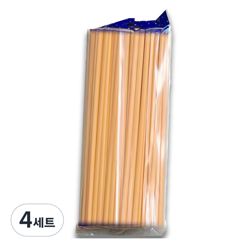 마다꾸미 요술 매직 파티 벌룬 막대풍선 100p 세트, 파스텔오렌지, 4세트