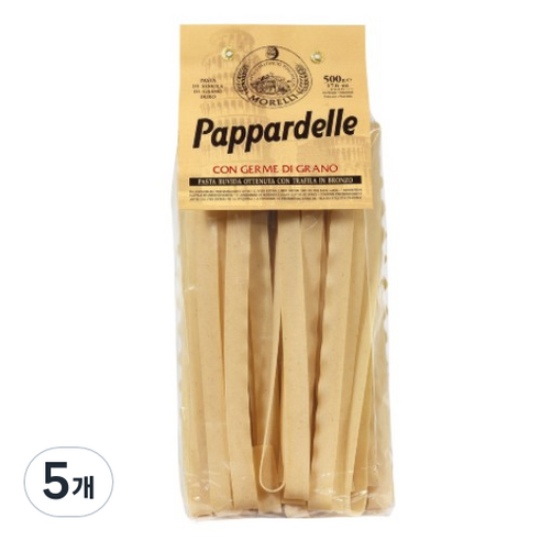 모렐리 파파르델레 파스타, 500g, 5개