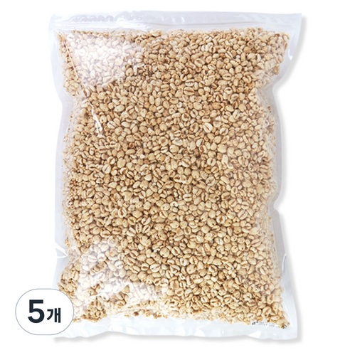 우리가스토리 밀쌀튀밥 뻥튀기, 500g, 5개