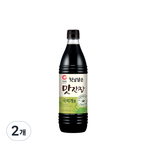 청정원 햇살담은 맛간장 국찌개용, 840ml, 2개
