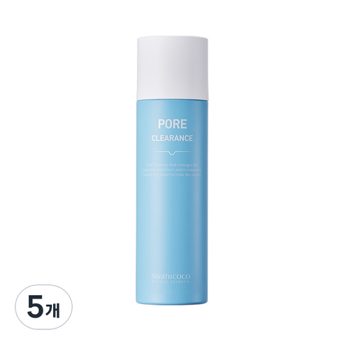 스와니코코 포어 클리어런스 피지제거액, 100ml, 5개