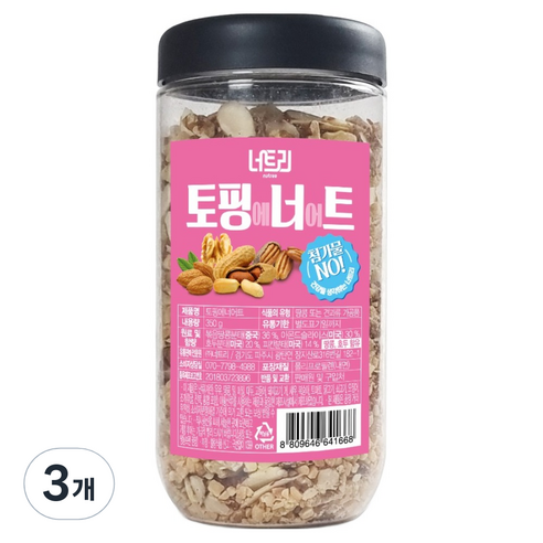 너트리 토핑에너어트, 350g, 3개