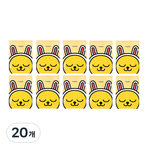 카카오프렌즈 L자 홀더 파일, 무지, 20개