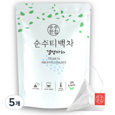 순수한집 결명자차 티백, 1g, 10개입, 5개