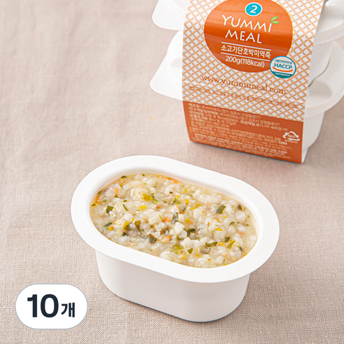 얌이밀 중기 2단계 만7~12개월 이유식, 100g, 10개, 혼합맛(소고기/단호박/미역)