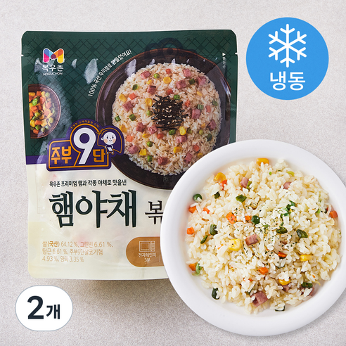 주부구단 햄야채볶음밥 (냉동), 210g, 2개