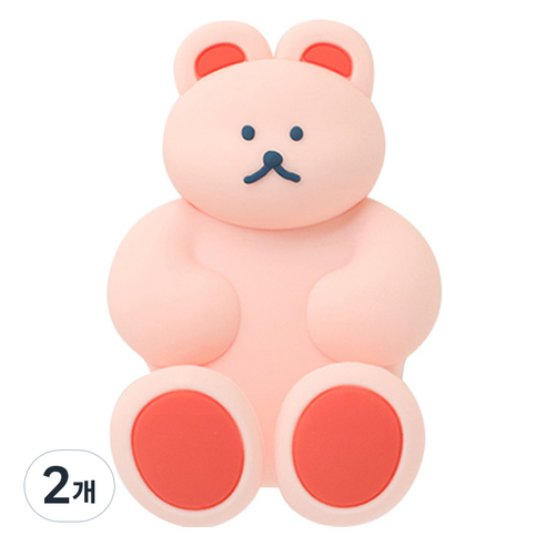 도낫도낫 실리콘 칫솔걸이, 베리, 2개