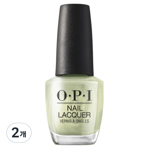 OPI 네일락커 매니큐어 S047, AppointMINT CONFIRMED, 2개, 15ml
