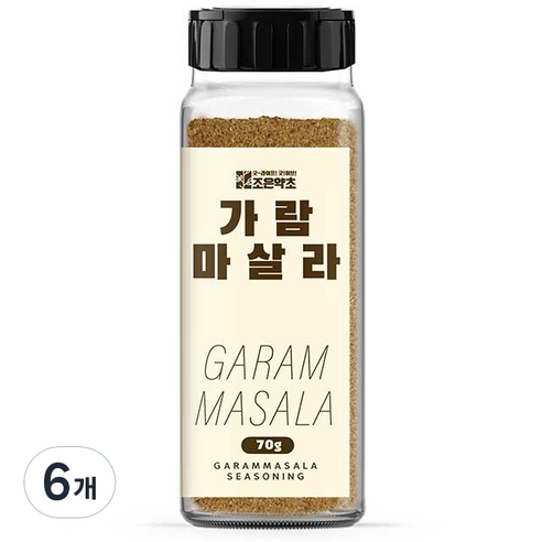 조은약초 가람마살라, 70g, 6개
